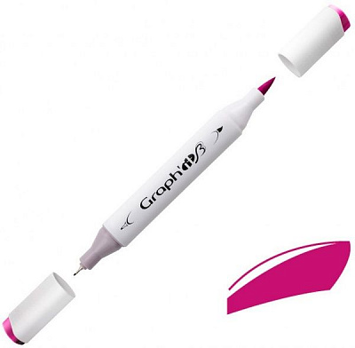 Маркер двосторонній Graph'it GI85180 кораловий