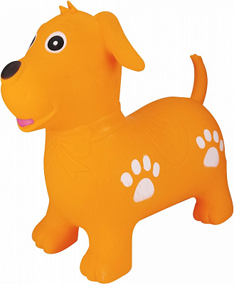 Попрыгунчик MaxxPro kids Пес с насосом 63x28x50 см оранжевый PA1027