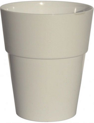 Кашпо для орхідей Оранжерея «Коло» круглий 1,5л білий