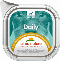 Консерва для собак для всех пород Almo Nature Daily Dog курица ветчина и сыр 100 г