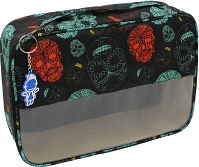 Косметичка Bagland Черепа різнокольоровий (708154)