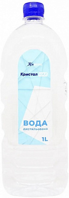 Вода дистилированая КристалМАХ 1 л
