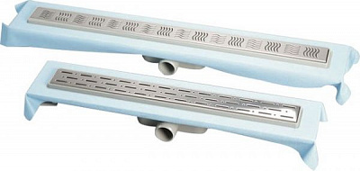 Душовий канал MAXIFLOW з горизонтальним фланцем Standart 33 см решітка Дощ