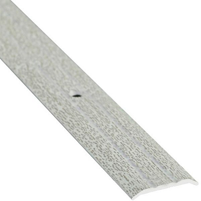 Профиль алюминиевый анодированный рифленый 25 мм 0.9 м дуб полярный