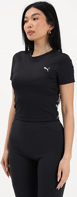 Футболка Puma Strong Cross Back Tee 52849401 р.M черный