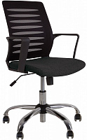 Кресло Nowy Styl WEBSTAR GTP BLACK TILT CHR61 P OH/5 ZT-24 черно-серый 