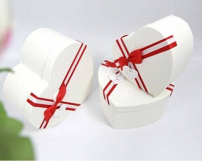 Коробка подарочная UFO Сердце 5039-011 18х20х10 см White