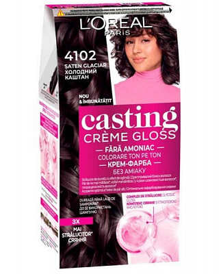 Краска для волос Casting CASTING Creme Gloss №4102 холодный каштан