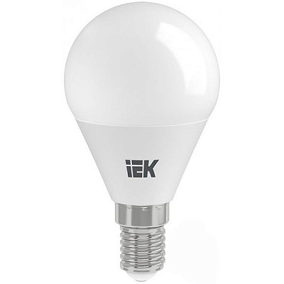 Лампа светодиодная IEK ECO 7 Вт G45 матовая E14 220 В 3000 К 
