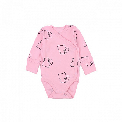 Боди для девочки Фламинго р.62 розовый 146-015 