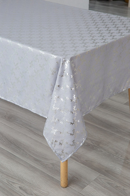 Скатерть Alia 140x220 см серый Sensio