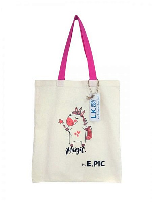Сумка женская Luna Kids Единорог Magic 42х38 см молочный 