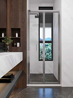 Душові двері HES NEO BIFOLD 900×1850 мм хром