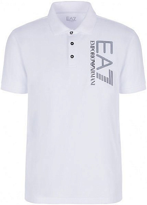 Поло EA7 POLO SHIRT 3KPF16-PJ03Z-1100 р.M белый