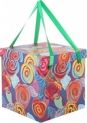 Подарочная коробка с лентой КороBox М