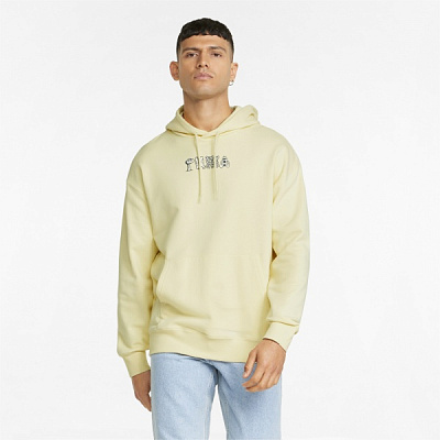 Джемпер Puma Downtown Graphic Hoodie 53367641 р. XL желтый