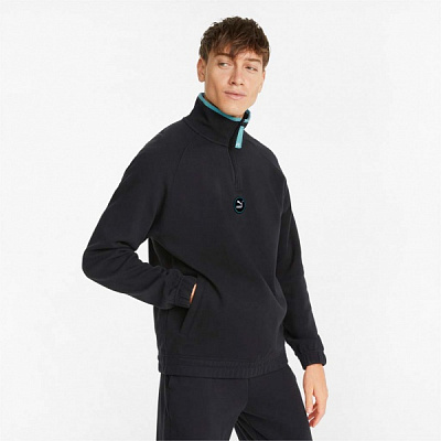 Джемпер Puma SWXP HALF-ZIP 53361901 р. XL чорний