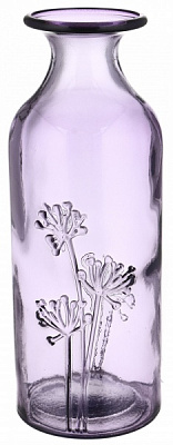 Ваза скляна San Miguel Jardin 19 см мальва