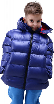 Куртка-пуховик для мальчиков Luna Kids р.134 темно-синий 203MHAA008
