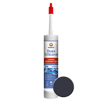 Заполнитель швов Eskaro Duax Silicone 249 антрацит