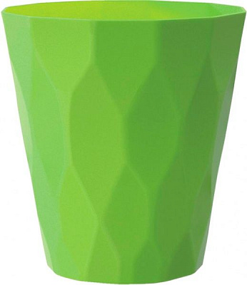 Кашпо пластиковое Prosperplast Rocka круглый 1,75л лайм (70993-389) 