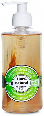 Шампунь-бальзам ЯКА з протеїнами пшениці 350 мл