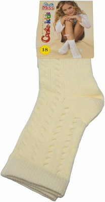 Шкарпетки дитячі Conte-Kids MISS 115 р.18 кремовий