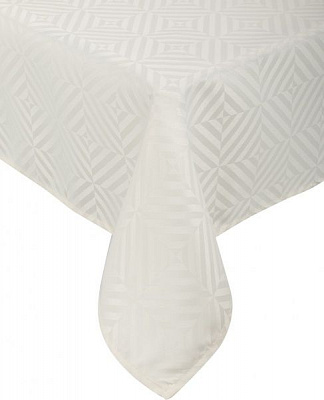 Скатертина 140x220 см молочний Home Beyond