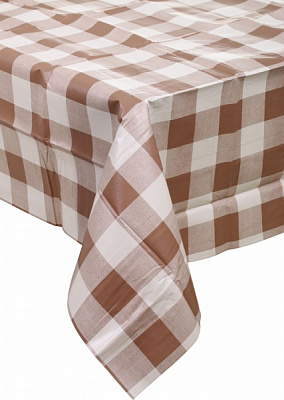 Скатерть Check 140x110 см коричневый UP! (Underprice) 