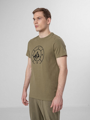 Футболка 4F T-SHIRT TSM022 H4Z22-TSM022-43S р.XL оливковый