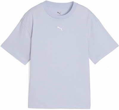 Футболка Puma ESS Boxy Tee G 68513147 р.140 блакитний