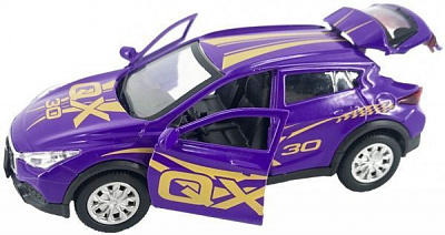 Автомодель Технопарк Glamcar Infiniti Qx30 (фіолетовий) 1:43 QX30-12GRL-PUR