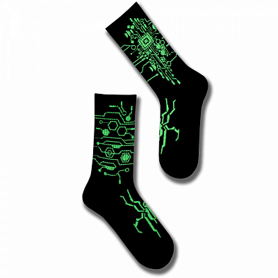 Шкарпетки чоловічі Premier Socks Преміум EXCLUSIVE Cyber funk р.25-27 різнокольоровий