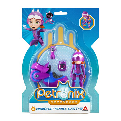 Игровой набор Petronix Defenders Пэтмобиль плюс фигурка Эммы 7,5 см 123201 