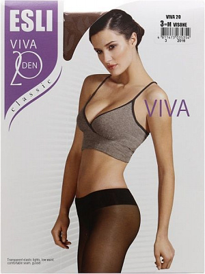 Колготки Conte ESLI VIVA 20 den visone р. 3 бежевый 