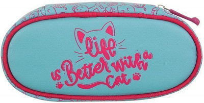 Пенал-бокс Life With Cat разноцветный