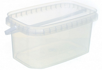 Емкость Poliplast прямоугольный (пищевой пластик) 5 л прозрачный 