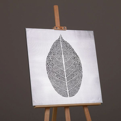 Картина Черный лист 65x65 см Styler 