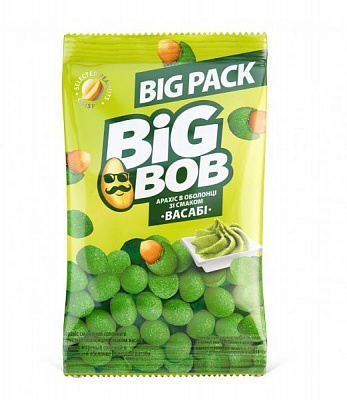 Арахис Big Bob в хрустящей оболочке васаби 90 г 