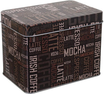 Банка жерстяна Latte 16,5х11х12,5 см