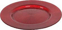 Блюдо Focus 33 см червоне Dekor Cam 