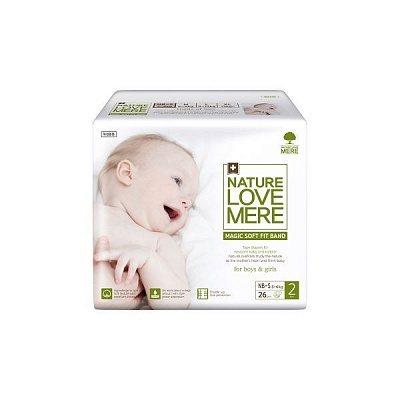 Підгузки Nature Love Mere Magic Soft Fit Band 3-6 кг NB-S 26 шт.