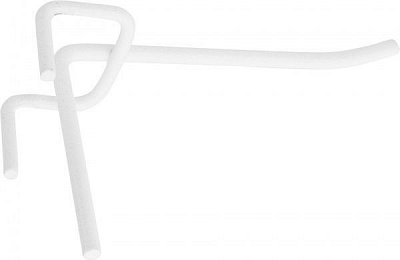 Крючок на сетку одинарный КО 100/60-01 белый