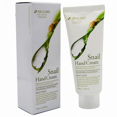 Крем для рук 3W Clinic Snail Hand Cream 100 мл