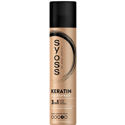 Лак для волос SYOSS Keratin 4 Keratin 300 мл