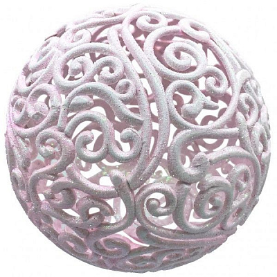 Шар ажурный MISLT d20 см BALL200-8 розовый