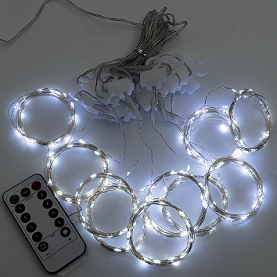 Декоративная гирлянда Altalusse (INL-2106U-200 Cold) встроенный светодиод (LED) 200 ламп 3 м 