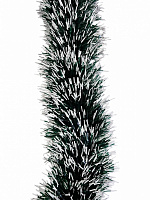 Дощик новорічний Long Dragon LD25-008 11 см 2 м зелений/білий