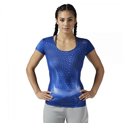 Футболка Reebok AC SS COMP TEE BQ5015 XS синий