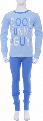 Пижама детская для мальчиков Україна 263-1005 р.140 голубой/синий 